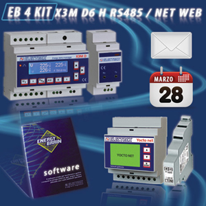 PFA5613-93 EB 4 KIT X3M D6 H RS485 / NET 2DI 2DO WEB MAIL CALENDAR