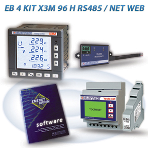 PFA5C13-92 EB 4 KIT X3M 96 H RS485 / NET 2DI 2DO WEB