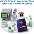 PKA0053-00 KIT NET WEB LOG 8 MAIL CALENDAR CHARTS EB 8 PERSONAL REPORT PKA0053-00 KIT NET WEB LOG 8 MAIL CALENDAR CHARTS EB 8 PERSONAL REPORT