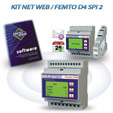 PKA0050-00  KIT NET WEB / FEMTO D4 SPI 2 ENERGY ANALYZER RS485 230-240V 1DI 2DO