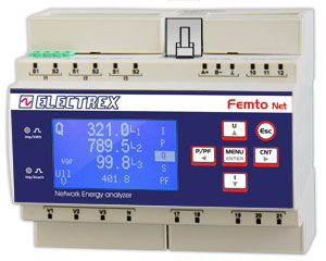 PFA6635-091 FEMTO 70A NET D6 WEB 85÷265V ENERGY ANALYZER & WEB DATA MANAGER