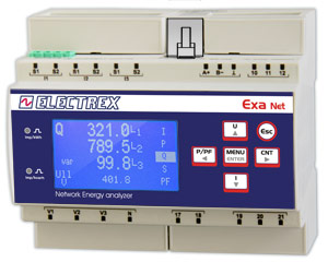 PFNE6-11509-A10  EXA NET D6 WEB LOG 8 CHARTS 85÷265V ENERGY ANALYZER & WEB DATA MANAGER