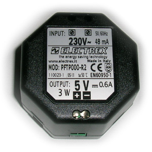 PFTP000-R2 SWITCHING POWER SUPPLY 5VDC 600mA